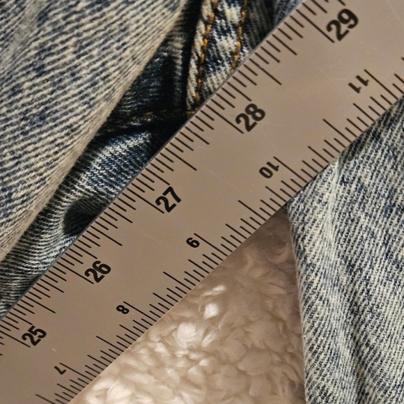 Blu Ivy Women Sz S Acid Wash Distressed Ripped Straight Leg Jeans #491 - Picture 7 of 9